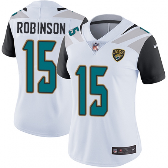 Women's Nike Jacksonville Jaguars #15 Allen Robinson Elite White NFL Jersey - Ujersey
