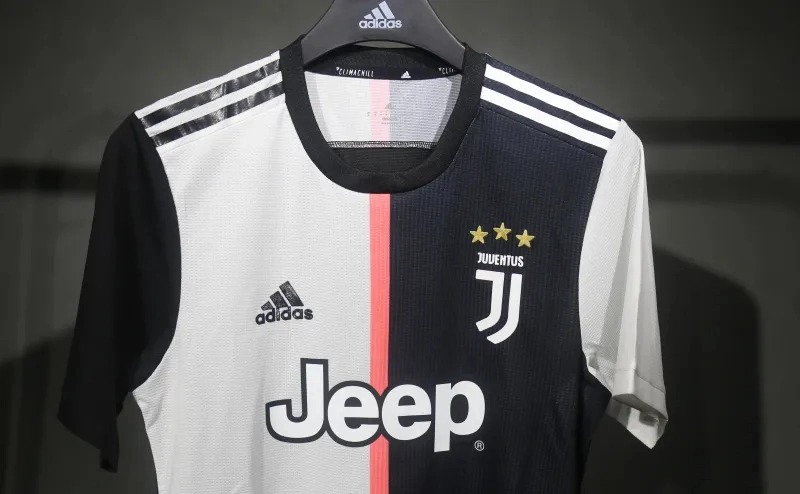 Juventus  Soccer Jersey Home Long Sleeve Shirt 2019-20 - Ujersey NHL
