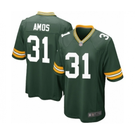 Men's Green Bay Packers #31 Adrian Amos Game Green Team Color Football Jersey - Ujersey