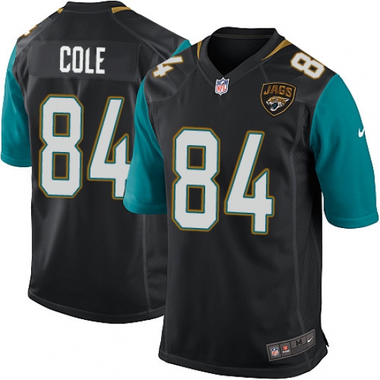 Men's Nike Jacksonville Jaguars #84 Keelan Cole Game Black Alternate NFL Jersey - Ujersey