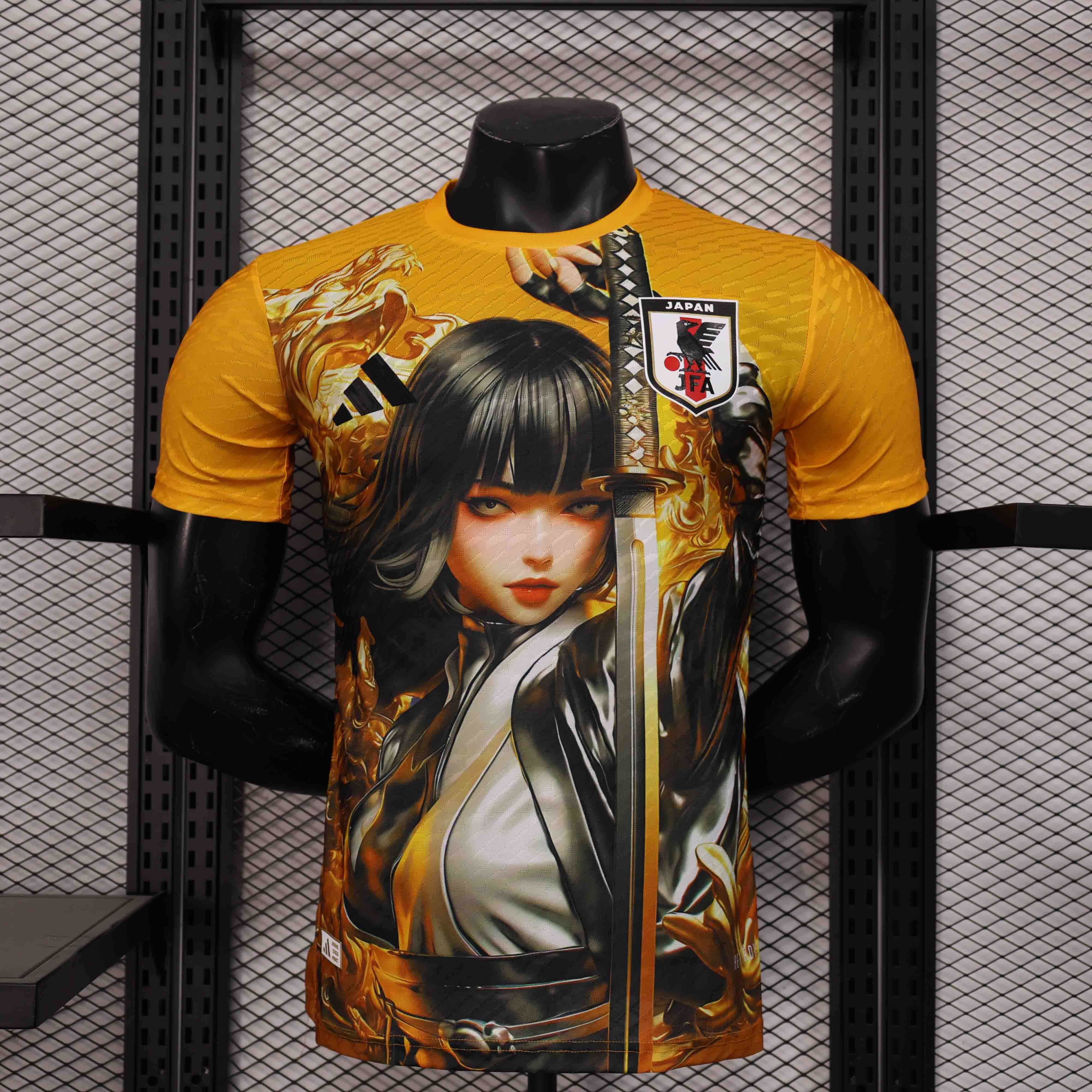 Japan Soccer Jersey Sasuke Naruto Special Edition Shirt 2025 - Ujersey NHL