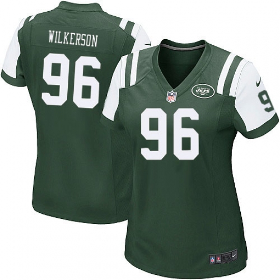 Women's Nike New York Jets #96 Muhammad Wilkerson Game Green Team Color NFL Jersey - Ujersey