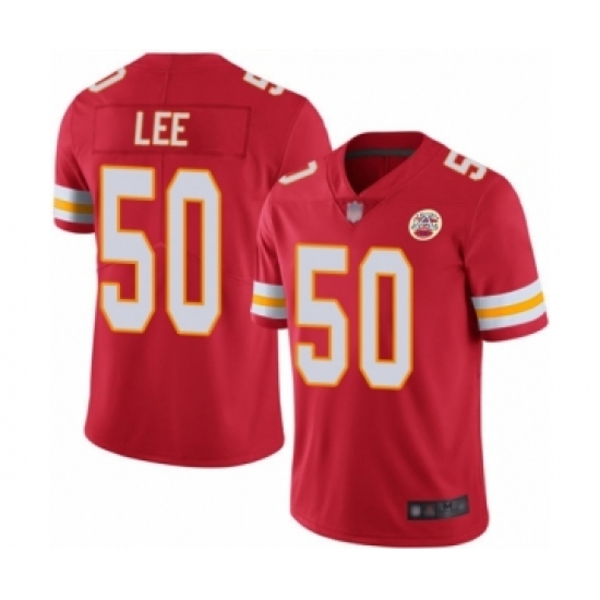 Youth Kansas City Chiefs #50 Darron Lee Red Team Color Vapor Untouchable Limited Player Football Jersey - Ujersey