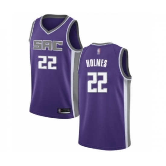 Women's Sacramento Kings #22 Richaun Holmes Swingman Purple Basketball Jersey - Icon Edition - Ujersey