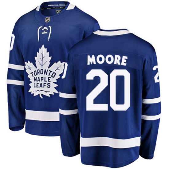 Youth Toronto Maple Leafs #20 Dominic Moore Fanatics Branded Royal Blue Home Breakaway NHL Jersey - Ujersey