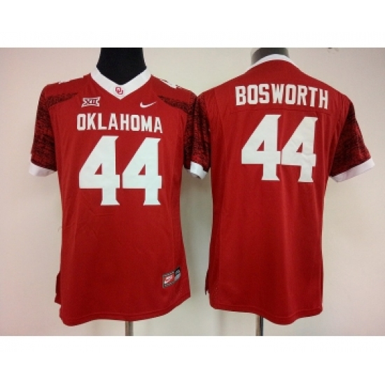 Oklahoma Sooners 44 Brian Bosworth Red College Football Jersey - Ujersey
