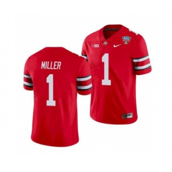 Men's Ohio State Buckeyes Braxton Miller 2021 Sugar Bowl Scarlet Jersey - Ujersey
