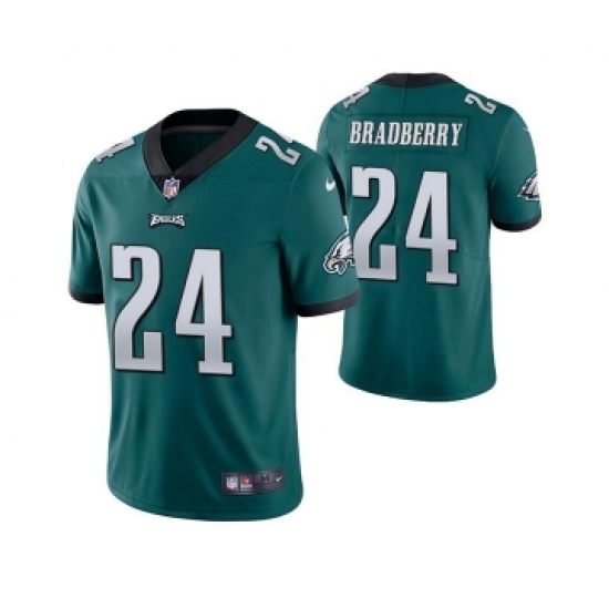 Men's Philadelphia Eagles #24 James Bradberry Green Vapor Untouchable Limited Stitched Jersey - Ujersey
