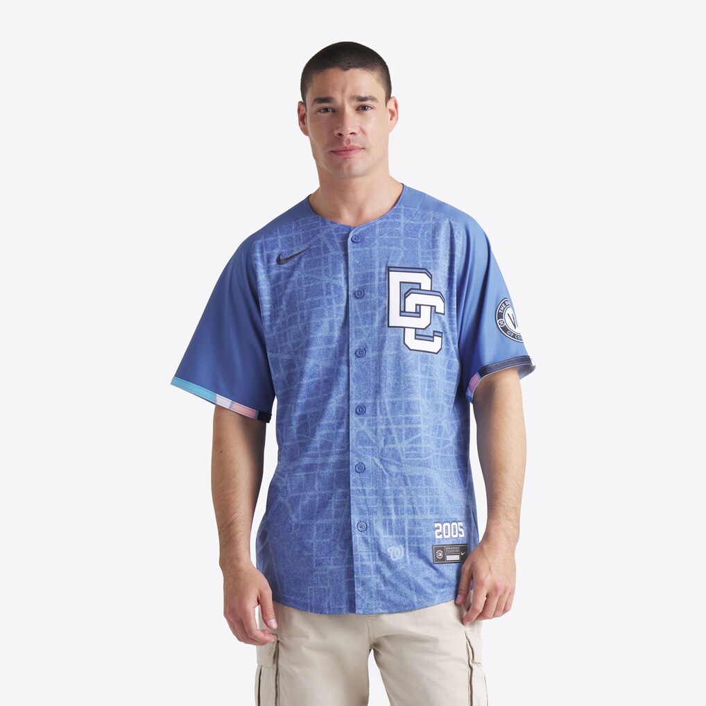 Men's Washington Nationals  Nike Blue 2025 City Connect Limited Jersey - Ujersey