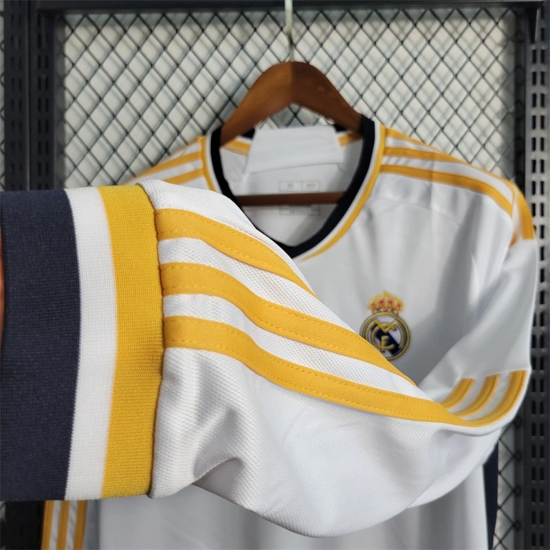 Real Madrid Soccer Jersey Home Long Sleeve Custom Shirt 2023/24 - ujerseystore
