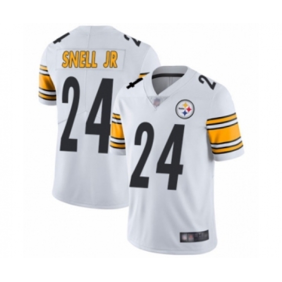 Youth Pittsburgh Steelers #24 Benny Snell Jr. White Vapor Untouchable Limited Player Football Jersey - Ujersey