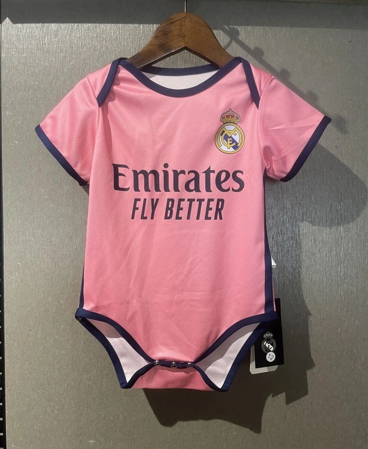 Real Madrid Soccer Jersey Pink Baby Uniform 2025/26 - Ujersey NHL