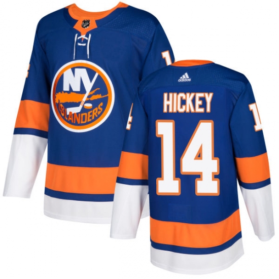 Youth Adidas New York Islanders #14 Thomas Hickey Premier Royal Blue Home NHL Jersey - Ujersey