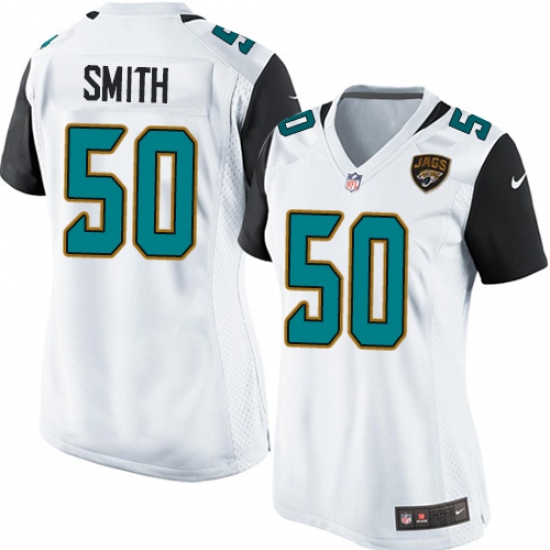 Women's Nike Jacksonville Jaguars #50 Telvin Smith Game White NFL Jersey - Ujersey