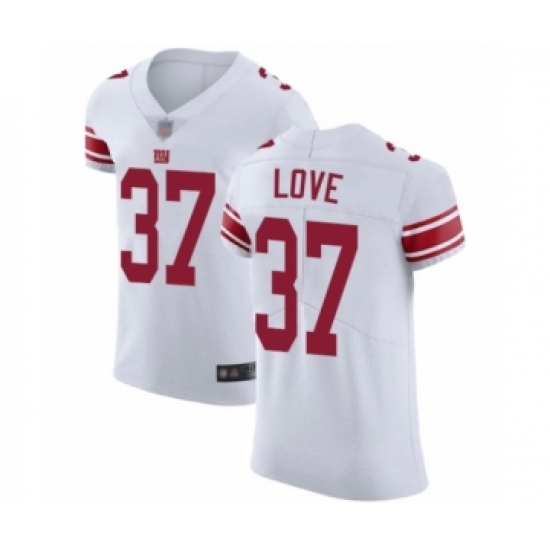 Men's New York Giants #37 Julian Love White Vapor Untouchable Elite Player Football Jersey - Ujersey
