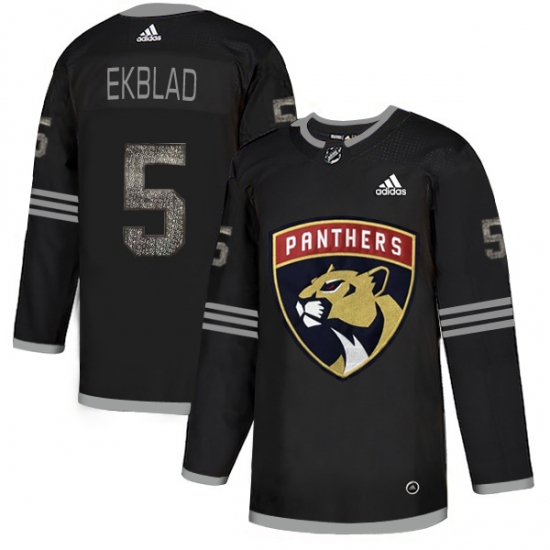 Men's Adidas Florida Panthers #5 Aaron Ekblad Black Authentic Classic Stitched NHL Jersey - Ujersey