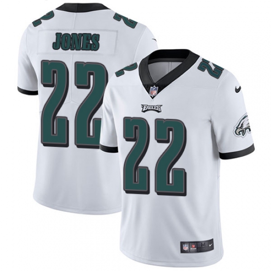 Men's Nike Philadelphia Eagles #22 Sidney Jones White Vapor Untouchable Limited Player NFL Jersey - Ujersey