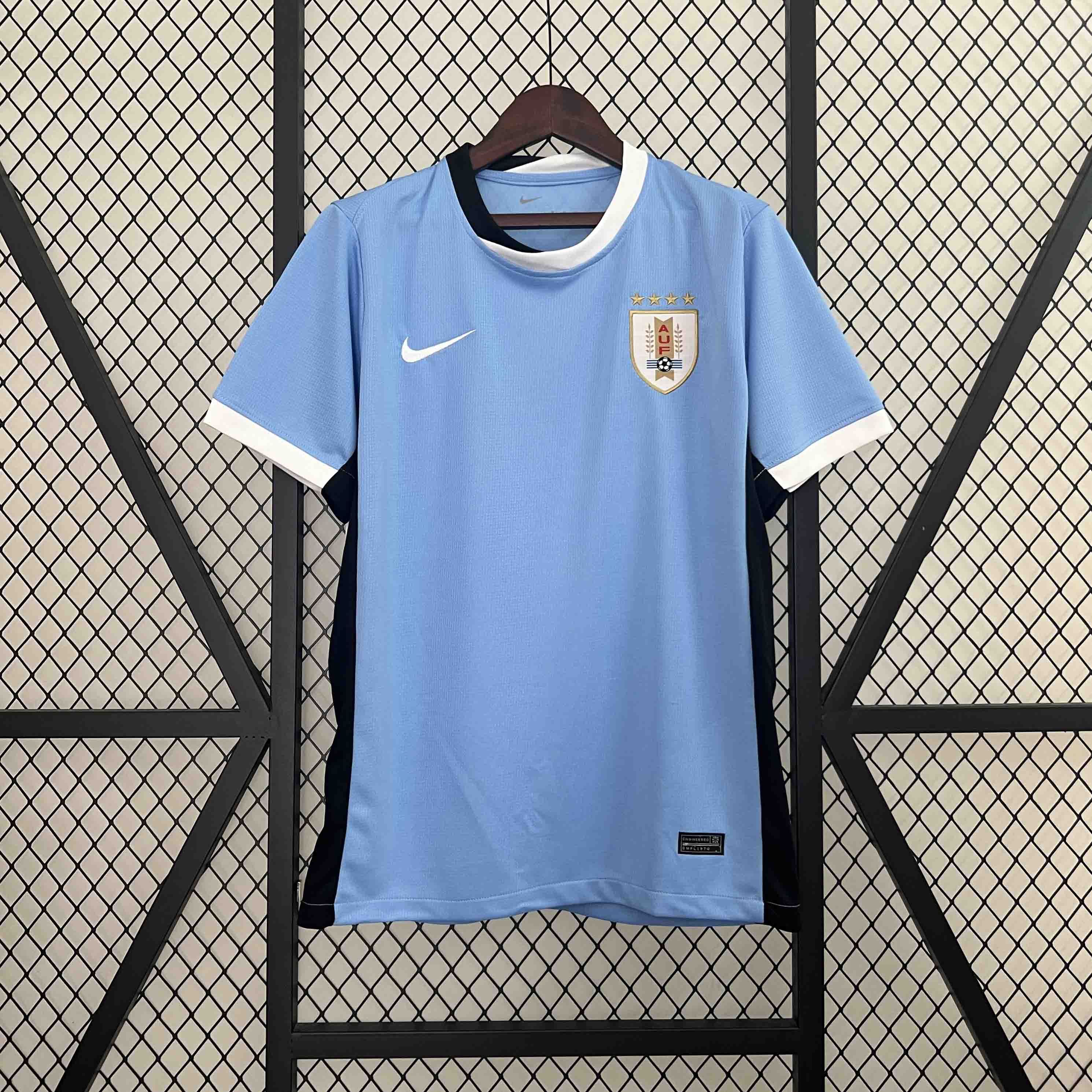 Uruguay Soccer Jersey Home Custom Shirt Copa America 2024 - ujerseystore