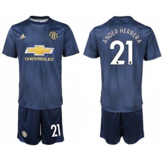 Manchester United #21 Ander Herrera Third Soccer Club Jersey