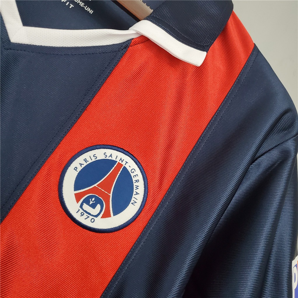 Ronaldinho #21 PSG Retro Jersey Home Soccer Shirt 2001/02