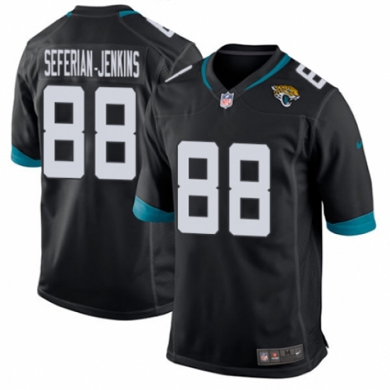Men's Nike Jacksonville Jaguars #88 Austin Seferian-Jenkins Game Teal Green Team Color NFL Jersey - Ujersey