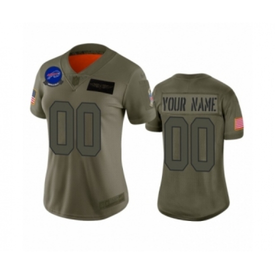 Women's Buffalo Bills Customized Camo 2019 Salute to Service Limited Jersey - Ujersey