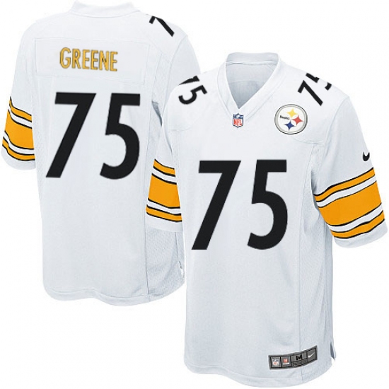 Men's Nike Pittsburgh Steelers #75 Joe Greene Game White NFL Jersey - Ujersey