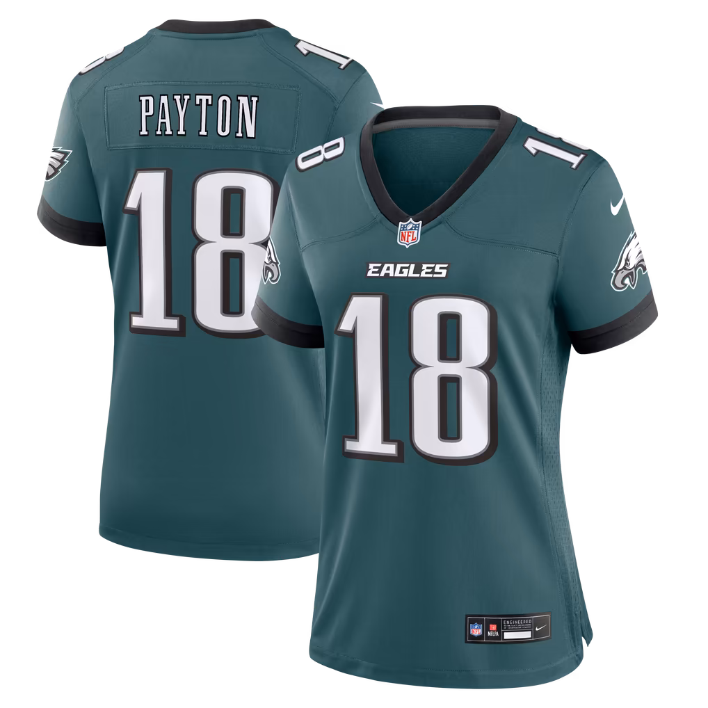 Women's Philadelphia Eagles Cole Payton Nike Midnight Green Team Game Jersey