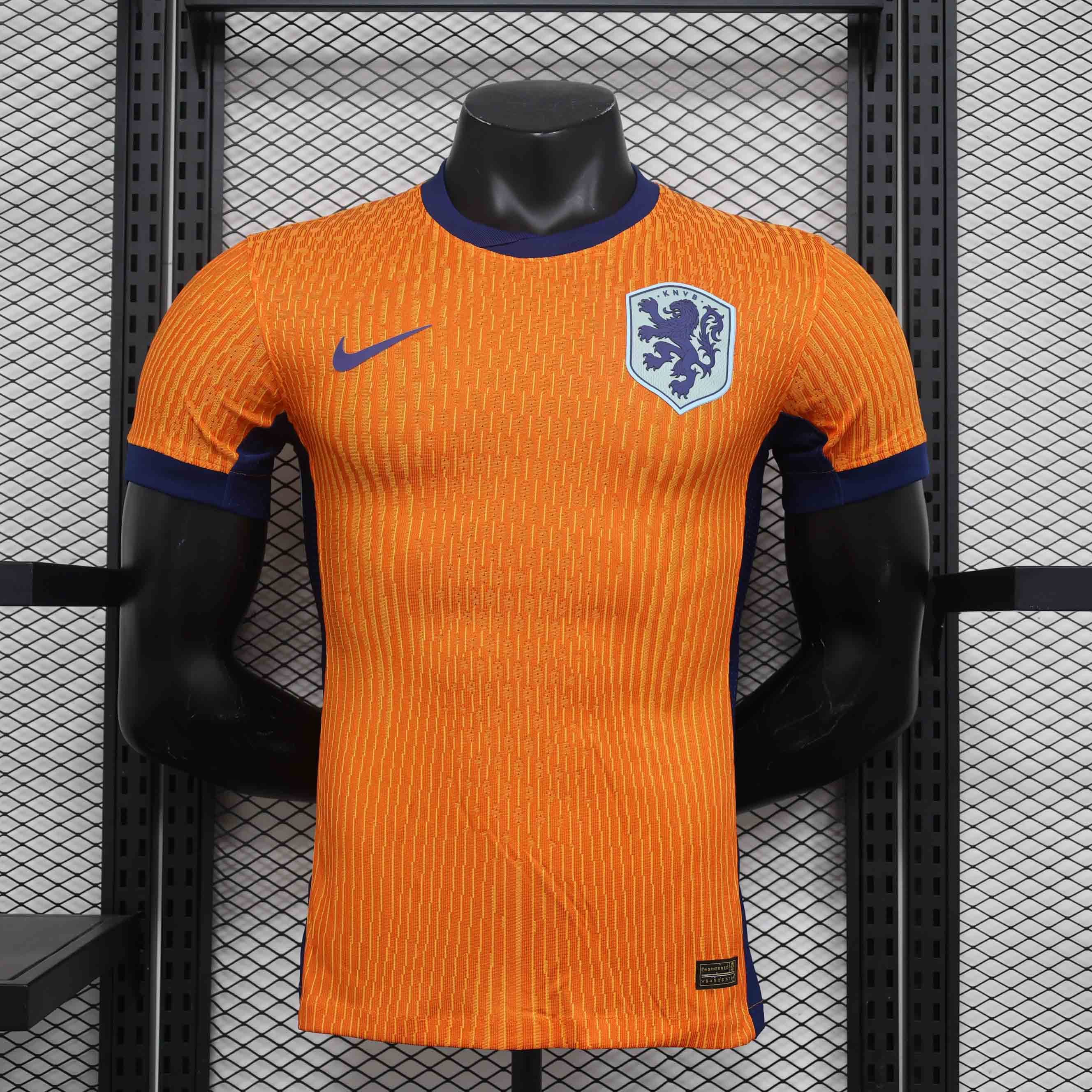 Netherlands  Soccer Jersey Home Shirt EURO 2024 - U-jersey