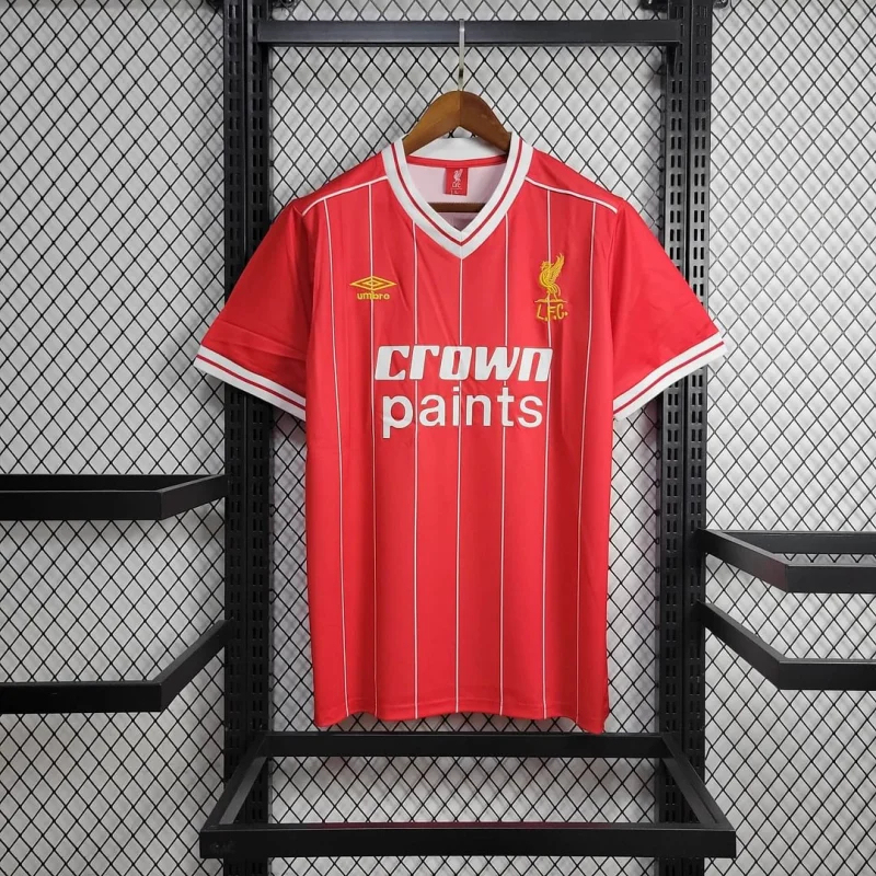 Liverpool Retro Football Jersey Home Custom Shirt 1981-84 - ujerseystore