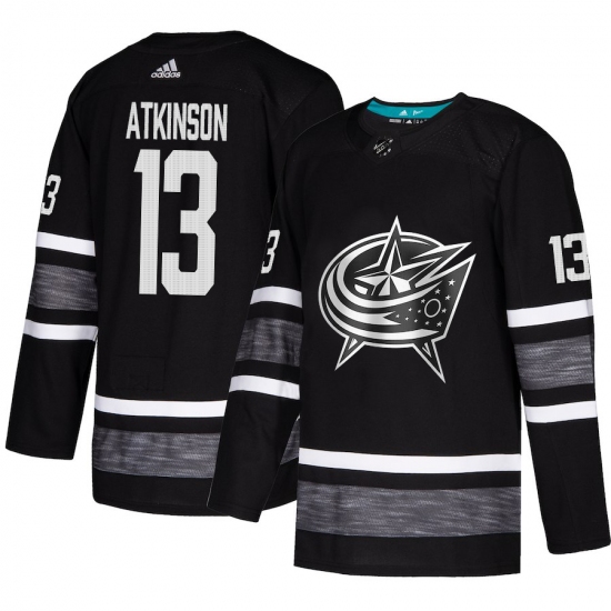 Men's Adidas Columbus Blue Jackets #13 Cam Atkinson Black 2019 All-Star Game Parley Authentic Stitched NHL Jersey - Ujersey