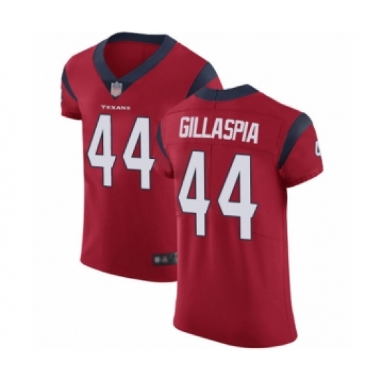 Men's Houston Texans #44 Cullen Gillaspia Red Alternate Vapor Untouchable Elite Player Football Jersey - Ujersey