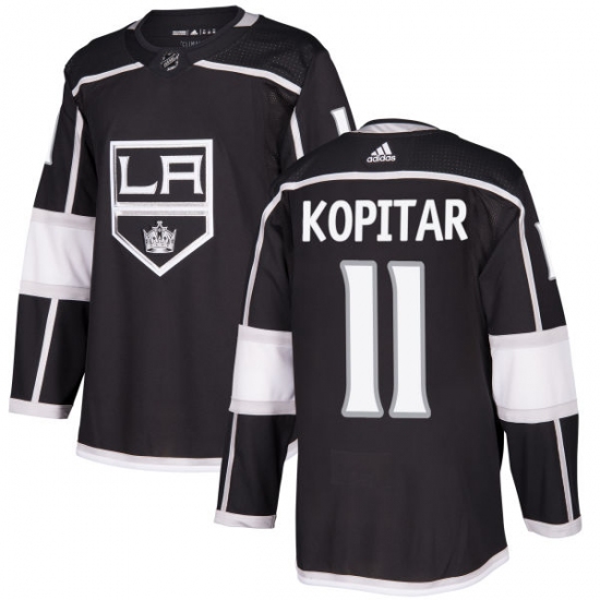 Men's Adidas Los Angeles Kings #11 Anze Kopitar Premier Black Home NHL Jersey - Ujersey