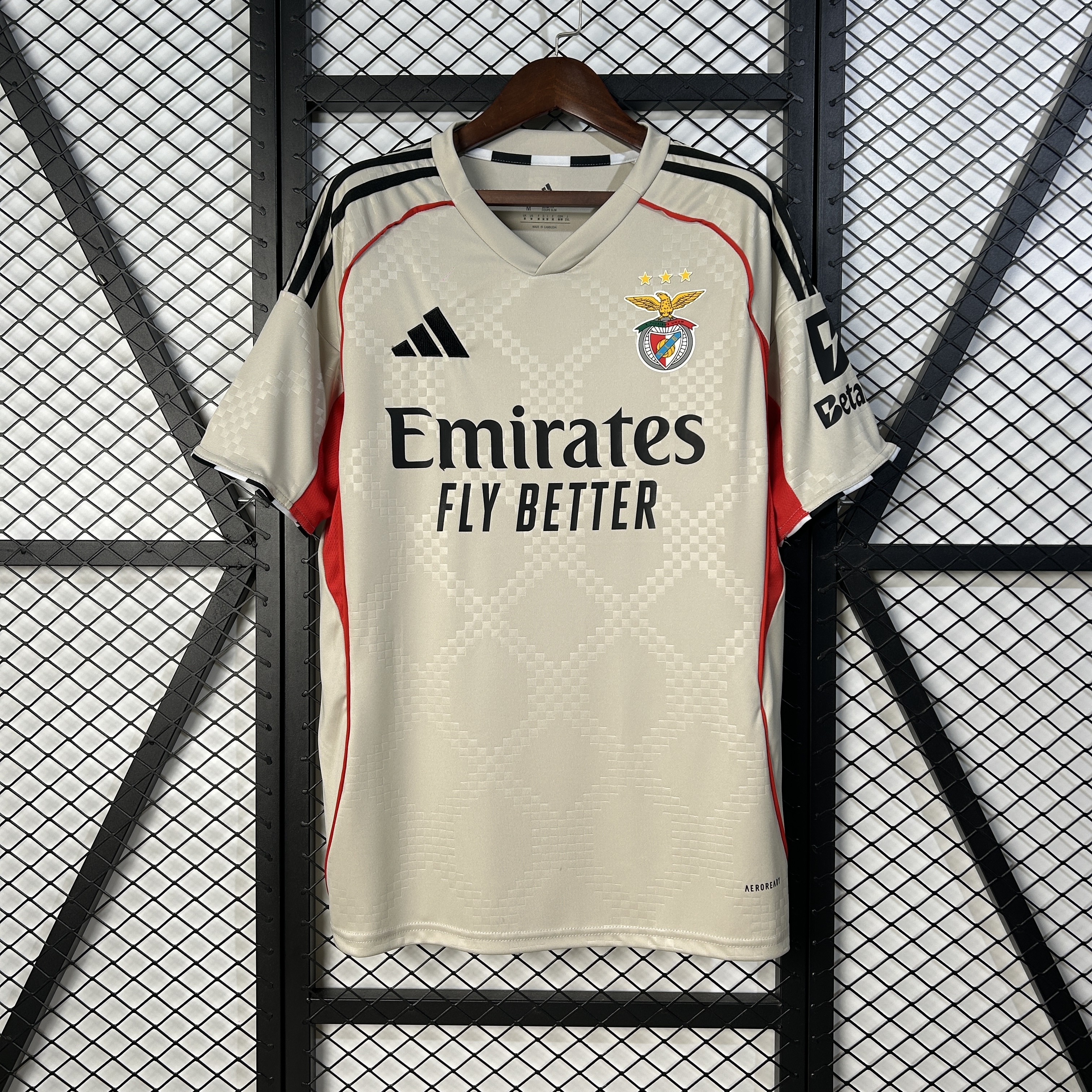 Benfica Soccer Jersey Away Custom Shirt 2025/26 - ujerseystore