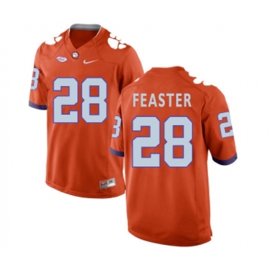 Clemson Tigers 28 Tavien Feaster Orange College Football Jersey - Ujersey