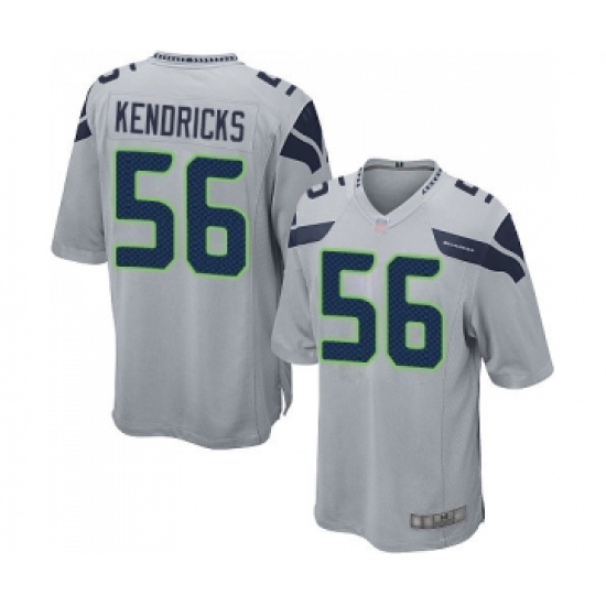 Men's Seattle Seahawks #56 Mychal Kendricks Game Grey Alternate Football Jersey - Ujersey