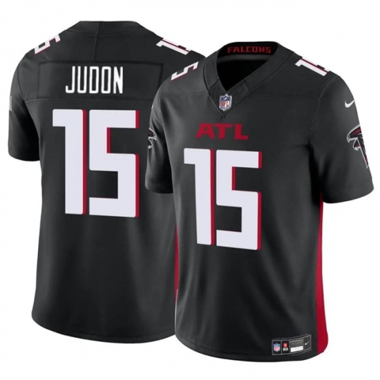 Men's Atlanta Falcons #15 Matthew Judon Black 2024 F.U.S.E Vapor Untouchable Limited Football Stitched Jersey - Ujersey