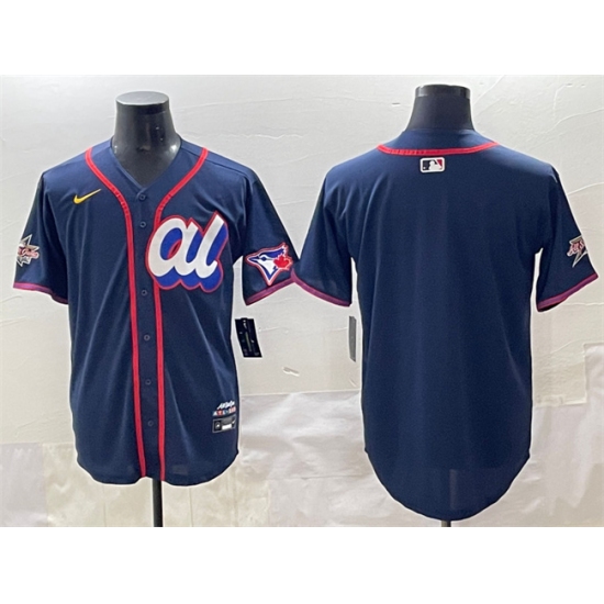 Men's American League Toronto Blue Jays Blank Navy 2025 All-Star Edition Limited Stitched Baseball Jersey - Ujersey