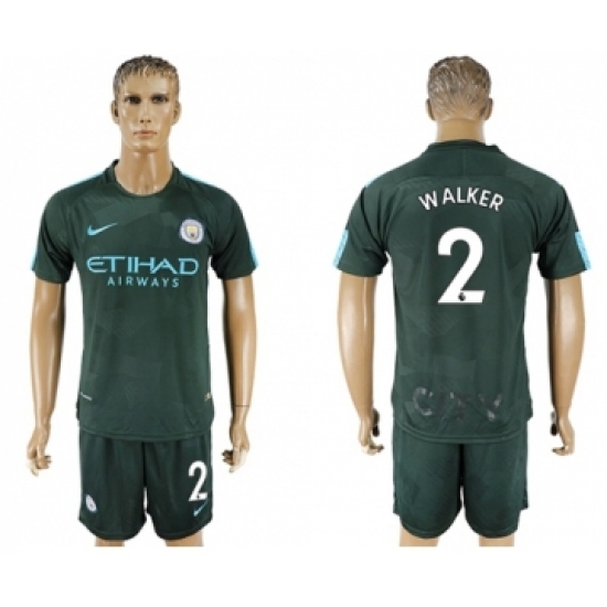 Manchester City #2 Walker Sec Away Soccer Club Jersey