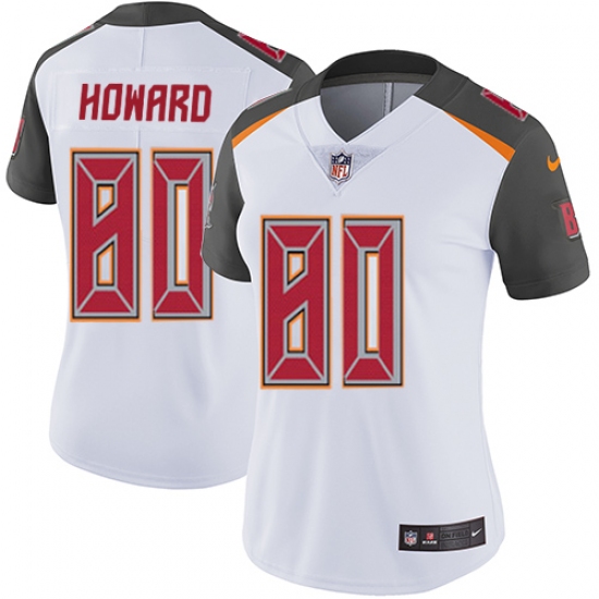 Women's Nike Tampa Bay Buccaneers #80 O. J. Howard Elite White NFL Jersey - Ujersey