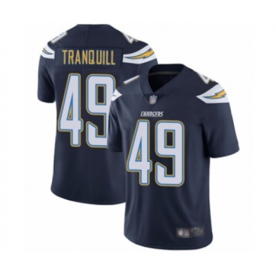 Youth Los Angeles Chargers #49 Drue Tranquill Navy Blue Team Color Vapor Untouchable Limited Player Football Jersey - Ujersey