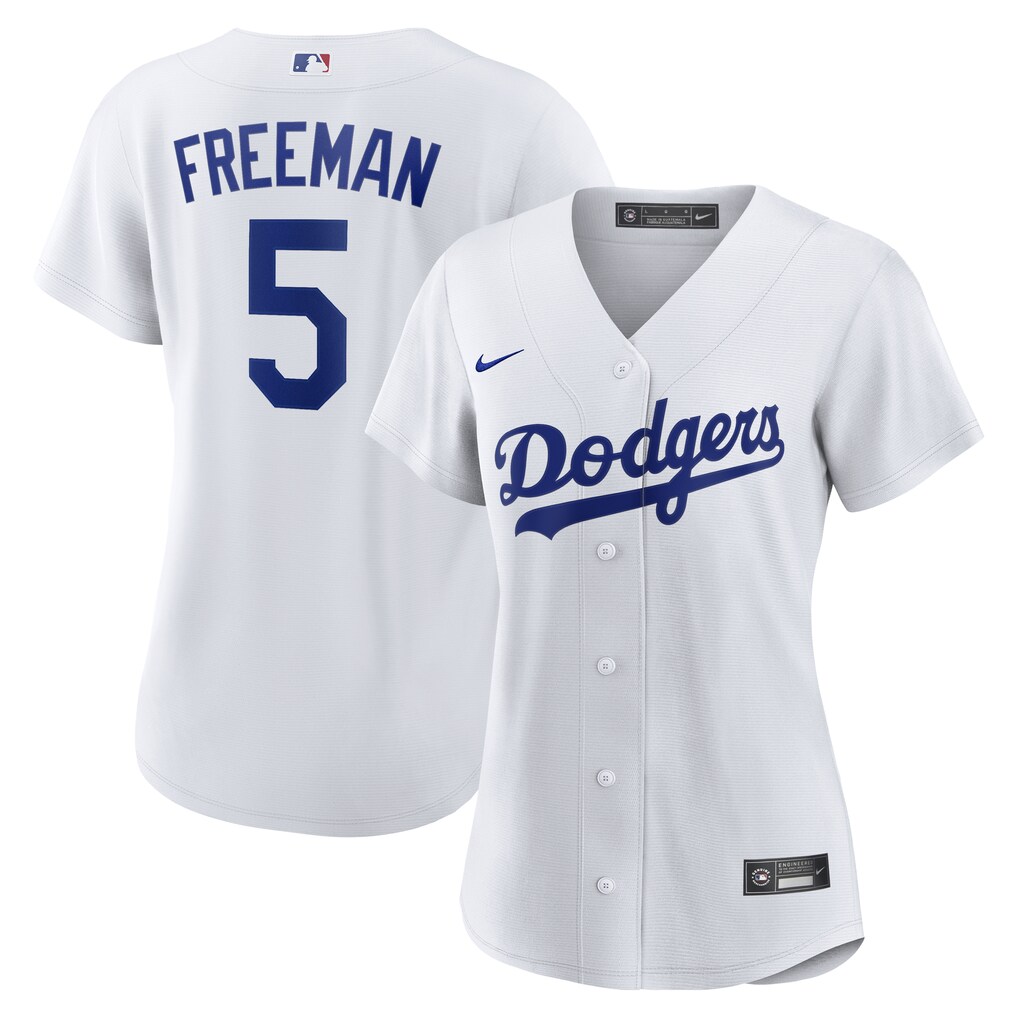 Women's Los Angeles Dodgers Freddie Freeman Nike White Home Replica Jersey - Ujersey