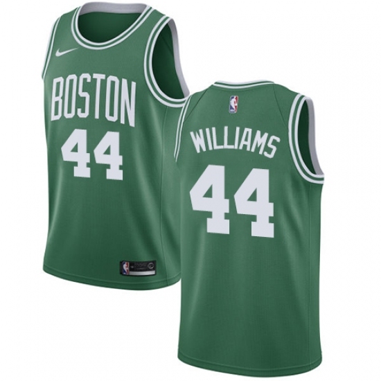 Youth Nike Boston Celtics #44 Robert Williams Swingman Green(White No.) Road NBA Jersey - Icon Edition