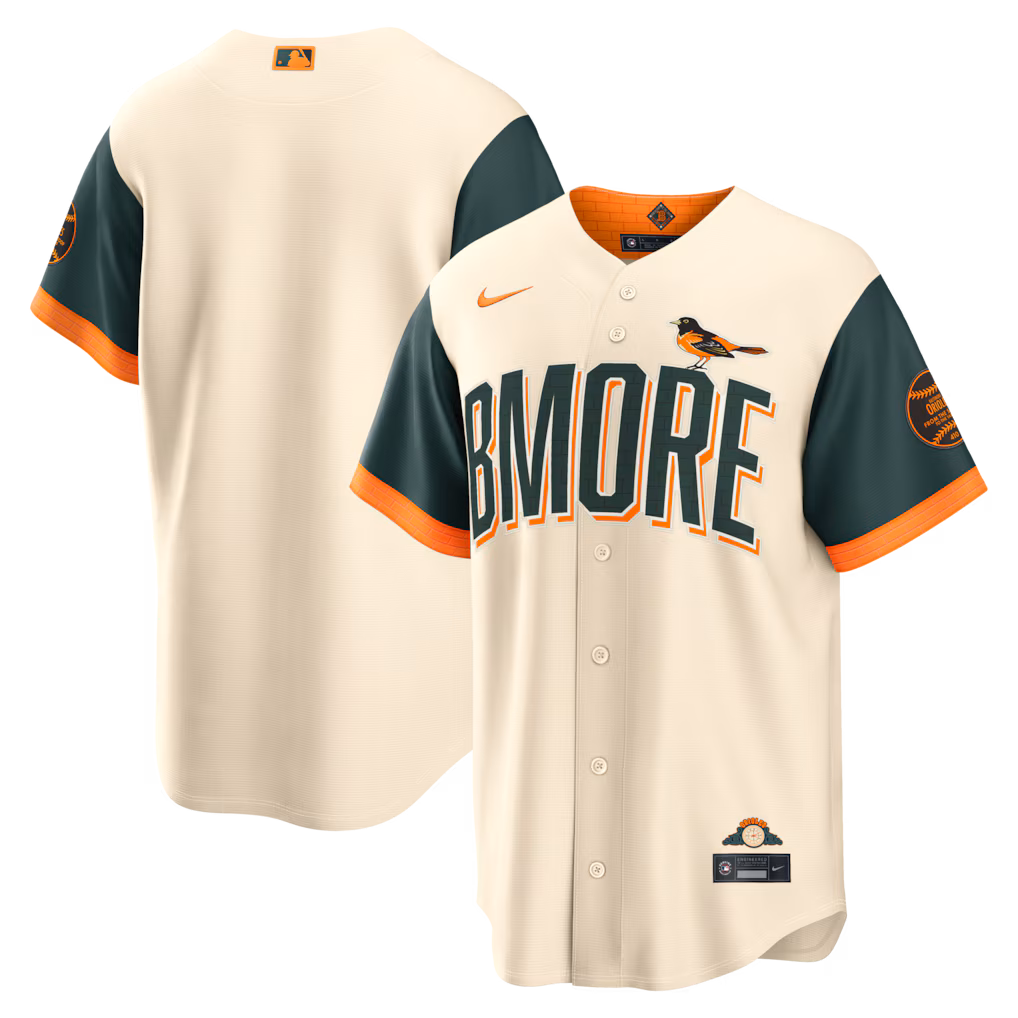 Men's Baltimore Orioles Nike Cream 2026 City Connect Stadium Jersey - Vujersey Los Angeles Rams