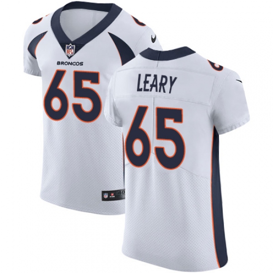 Men's Nike Denver Broncos #65 Ronald Leary White Vapor Untouchable Elite Player NFL Jersey - Ujersey
