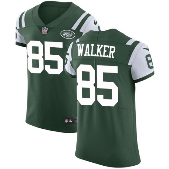 Men's Nike New York Jets #85 Wesley Walker Elite Green Team Color NFL Jersey - Ujersey