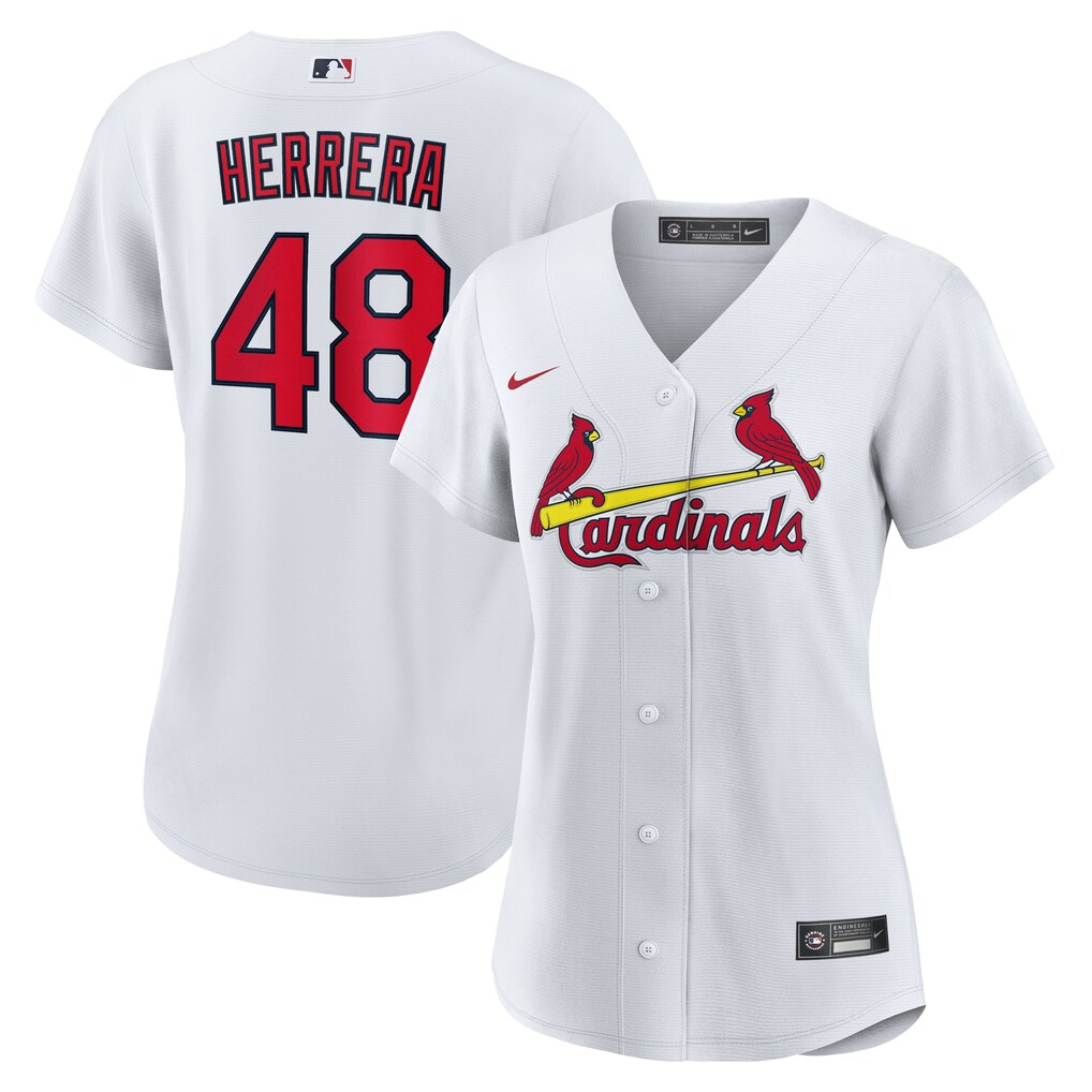 Women's St. Louis Cardinals Ivan Herrera Nike White Home Replica Jersey - Ujersey