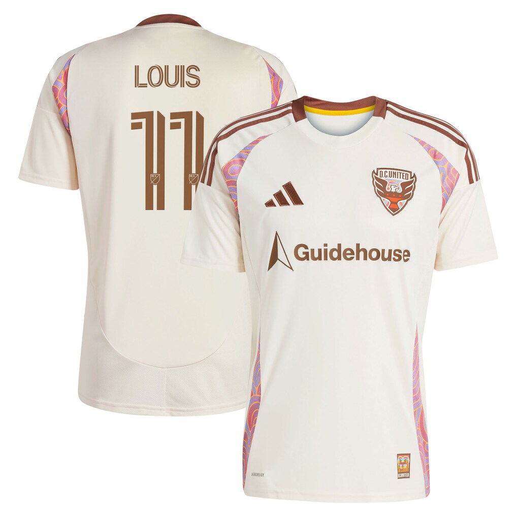 Men's D.C. United Louis Munteanu adidas Natural 2025 The Soul Kit Replica Jersey - Ujersey