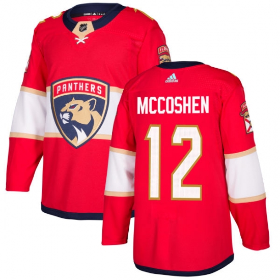 Men's Adidas Florida Panthers #12 Ian McCoshen Premier Red Home NHL Jersey - Ujersey