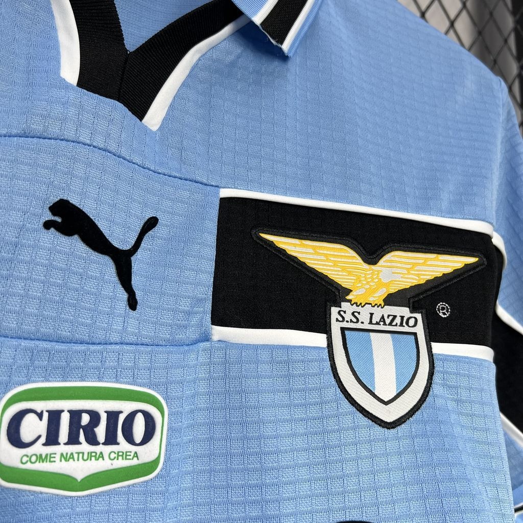Lazio Retro Soccer Jersey Home Custom Shirt 1998-99 - ujerseystore